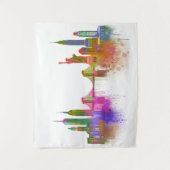 ニューヨークスカイライン – レインボー タペストリー (正面)