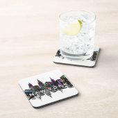 ニューヨークスカイラインinグラフィティ飲料用コースター コースター (右側)