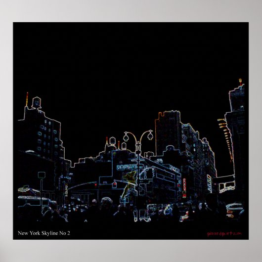 ニューヨークスカイラインNo 2 ポスター (正面)