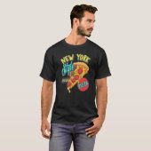 ニューヨークスタイルピザチーズおいしい薄い地殻F Tシャツ (正面フル)