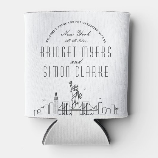 ニューヨークスタイル | 結婚クーラーボックス 缶クーラー (正面)