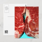 ニューヨークステーキ 生 ポストカード (正面/裏面)