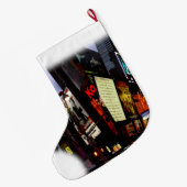 ニューヨークストッキングニューヨーククリスマスストッキング ラージクリスマスストッキング (裏面 (吊り時))