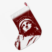 ニューヨークストッキングニューヨーククリスマスストッキング ラージクリスマスストッキング (裏面 (吊り時))