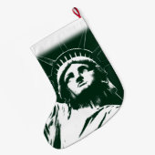 ニューヨークストッキングニューヨーククリスマスストッキング ラージクリスマスストッキング (裏面 (吊り時))