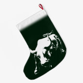 ニューヨークストッキングニューヨークブルクリスマスストッキング ラージクリスマスストッキング (裏面 (吊り時))