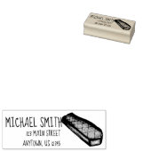 ニューヨークストリップステーキ焼き肉グルメ住所 ラバースタンプ (押印)