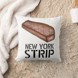 ニューヨークストリップNYCステーキミートグルメシェフ クッション