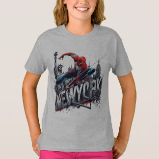 「ニューヨークスーパーヒーローフード付きスウェットシャツ Tシャツ