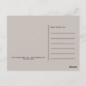 ニューヨークズイブ大晦日パーティの招待状 ポストカード (裏面)