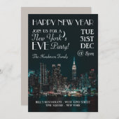 ニューヨークズイブ大晦日パーティー 招待状 (正面/裏面)