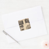 ニューヨークセントラルとハドソン川鉄道 スクエアシール (封筒)