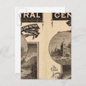 ニューヨークセントラルとハドソン川鉄道 ポストカード (正面/裏面)