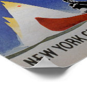 ニューヨークセントラルアディロンダックス旅行広告 ポスター (角)