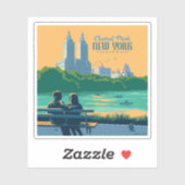 ニューヨークセントラルパークベンチ シール (シート)