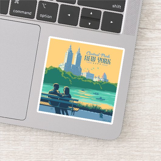 ニューヨークセントラルパークベンチ シール (詳細)