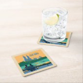 ニューヨークセントラルパークベンチ スクエアペーパーコースター (インサイチュ)