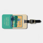 ニューヨークセントラルパークベンチ ラゲッジタグ (正面横)