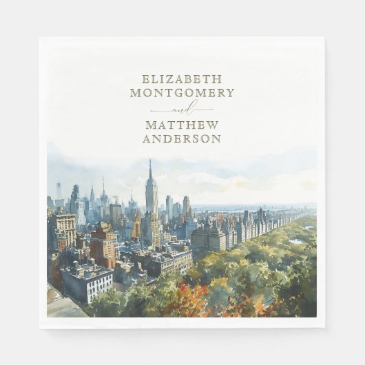 ニューヨークセントラルパーク スタンダードランチョンナプキン (正面)