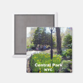 ニューヨークセントラルパーク マグネット (正面/裏面)