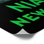 ニューヨークセントラルライントゥナイアガラ秋 ポスター (角)