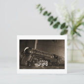 ニューヨークセントラルヴィンテージアールデコ列車 ポストカード (スタンド正面)