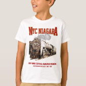 ニューヨークセントラル ナイアガラ 蒸気機関車 Tシャツ (正面)