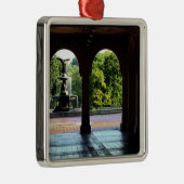 ニューヨークセントラル・パークの写真のBethesda台地 メタルオーナメント (右)