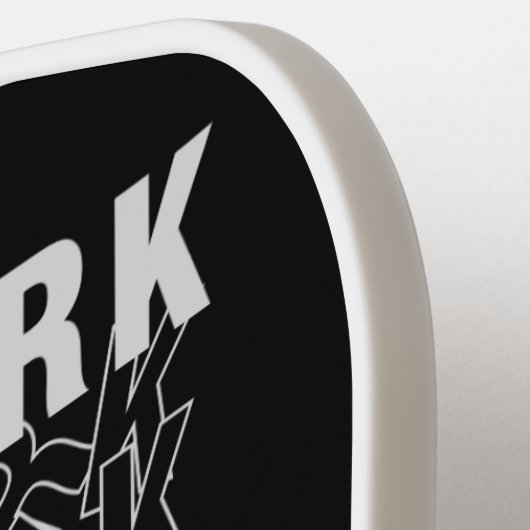 ニューヨークタイポグラフィ名前をカスタムする ピックルボールラケット (左詳細)