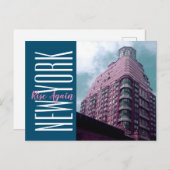 ニューヨークタイムズスクエア ポストカード (正面/裏面)