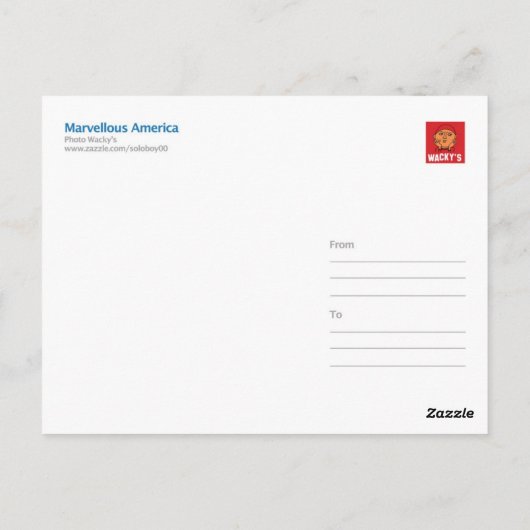 ニューヨークタイムズスクエア ポストカード (裏面)