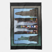 ニューヨークタオパーソナライズされたルNYCランドマークタオル キッチンタオル (縦)