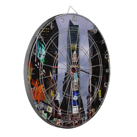 ニューヨークダートボードニューヨークタイムズスクエアダートボード ダーツボード (正面左)