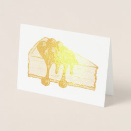 ニューヨークチーズケーキさくらんぼチーズケーキスライス食品 箔カード