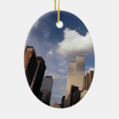 ニューヨークツインタワーNYCの記念品のオーナメント セラミックオーナメント (裏面)