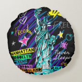 ニューヨークドードル ラウンドクッション (裏面)