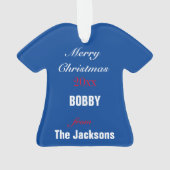 ニューヨークナショナルベースボールジャージーオーナメント オーナメント (裏面)