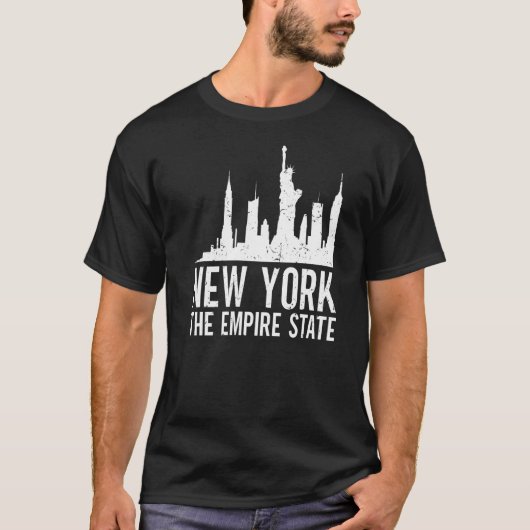 ニューヨークニューヨークザエンパイアステート Tシャツ (正面)