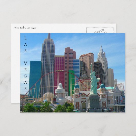 ニューヨークニューヨークニューラスベガス ポストカード (正面/裏面)