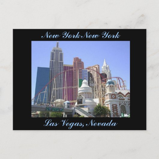 ニューヨークニューヨークホテルアンドカジノ ポストカード (正面)