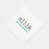 ニューヨークハヌカーハヌカー（ユダヤ教の祭り）NYCユダヤの休日 スタンダードランチョンナプキン (角)