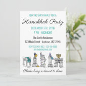 ニューヨークハヌカーNYCランドマークスユダヤの休日 招待状 (スタンド正面)