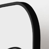 ニューヨークハート名前をカスタムする ピックルボールラケット (左詳細)