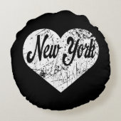 ニューヨークハート ラウンドクッション (裏面)