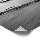 ニューヨークハーバーにアンカーされたUSS Nautilus - 1958 ポスター (角)