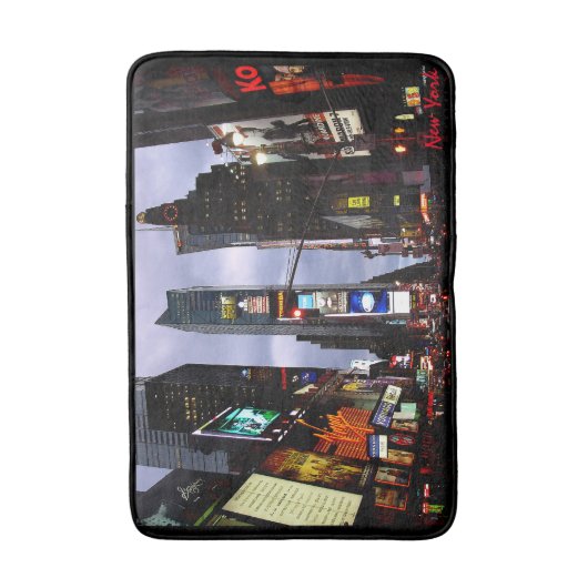 ニューヨークバスお土産タイムズスクエア バスマット (正面縦)