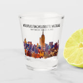 ニューヨークバチェロレッテウィークエンドショットグラス ショットグラス (正面)