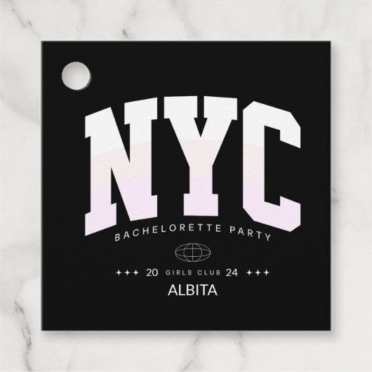 ニューヨークバチェロレッテ フェイバータグ (正面)