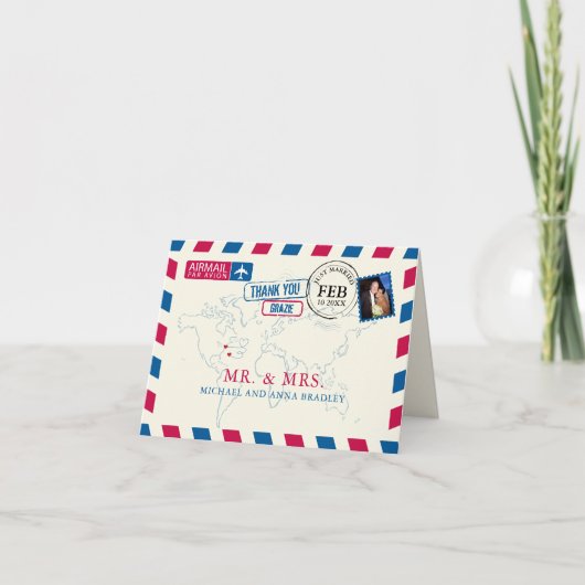 ニューヨークバミューダエアメー結婚ルの感謝 シーズンカード (正面)