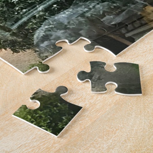 ニューヨークバレンタインデーフローラショップウィンドウハート ジグソーパズル (側面)